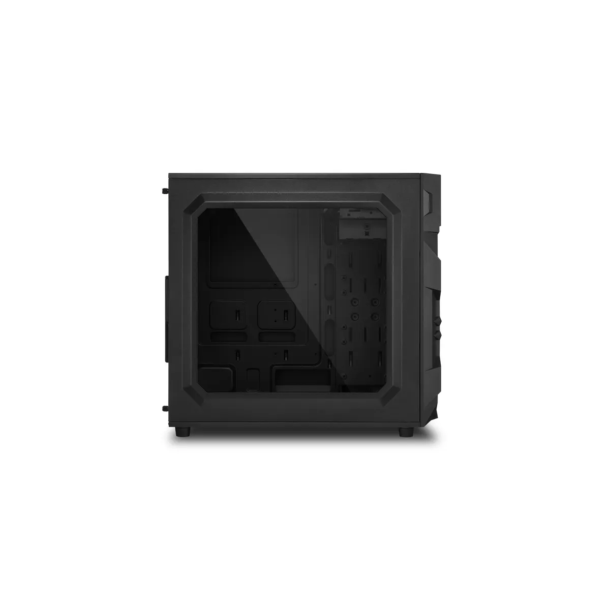 Datoru korpuss Sharkoon VG7-W RGB Midi Tower Black (4044951026869) - foto 4