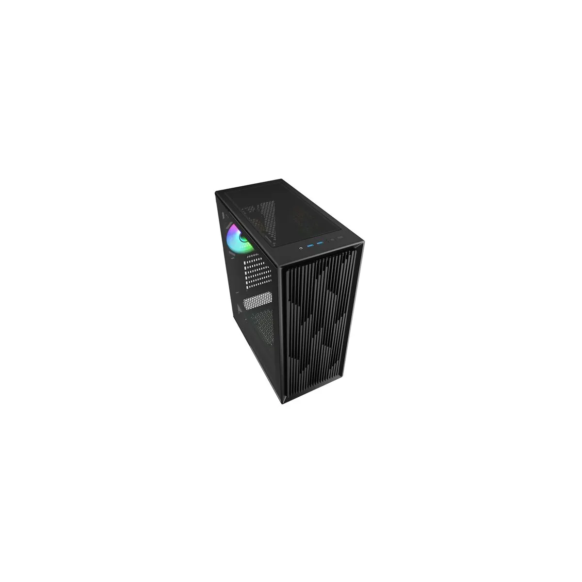 Datoru korpuss Sharkoon VK2 RGB Full-Tower Black (4044951041206) - foto 3