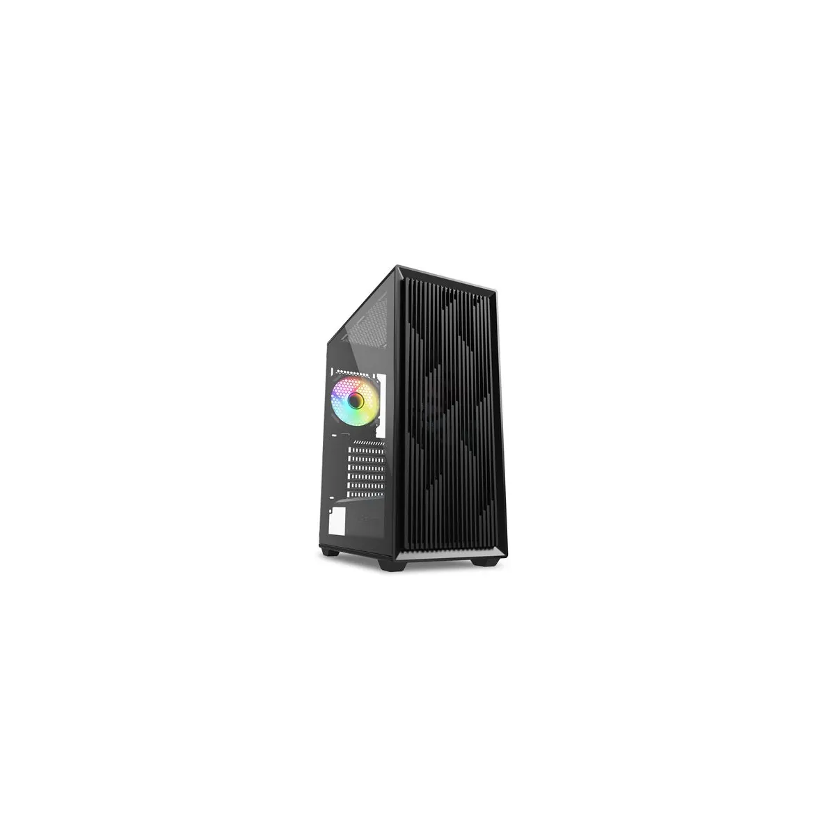 Datoru korpuss Sharkoon VK2 RGB Full-Tower Black (4044951041206) - foto 5