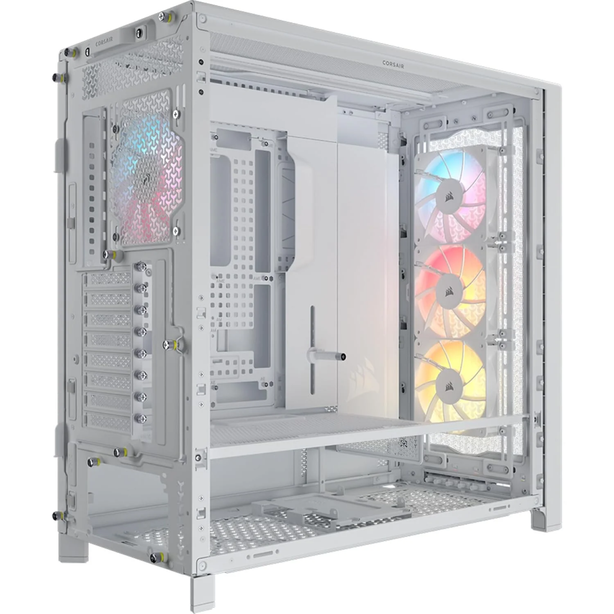 Datoru korpuss Corsair Frame 5000D RS Mid-Tower White (CC-9011310-WW) - foto 4