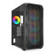 Datoru korpuss Sharkoon AK3 RGB Midi-Tower Black (4044951041640) - foto 5