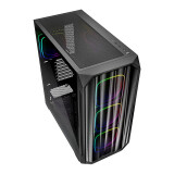 Datoru korpuss Sharkoon AK5M RGB Midi-Tower Black (4044951041671)