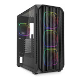 Datoru korpuss Sharkoon AK5M RGB Midi-Tower Black (4044951041671)