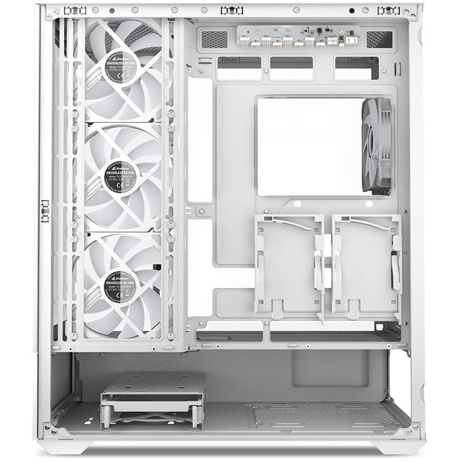 Datoru korpuss Sharkoon AK6 RGB Midi Tower White (4044951041701) - foto 2