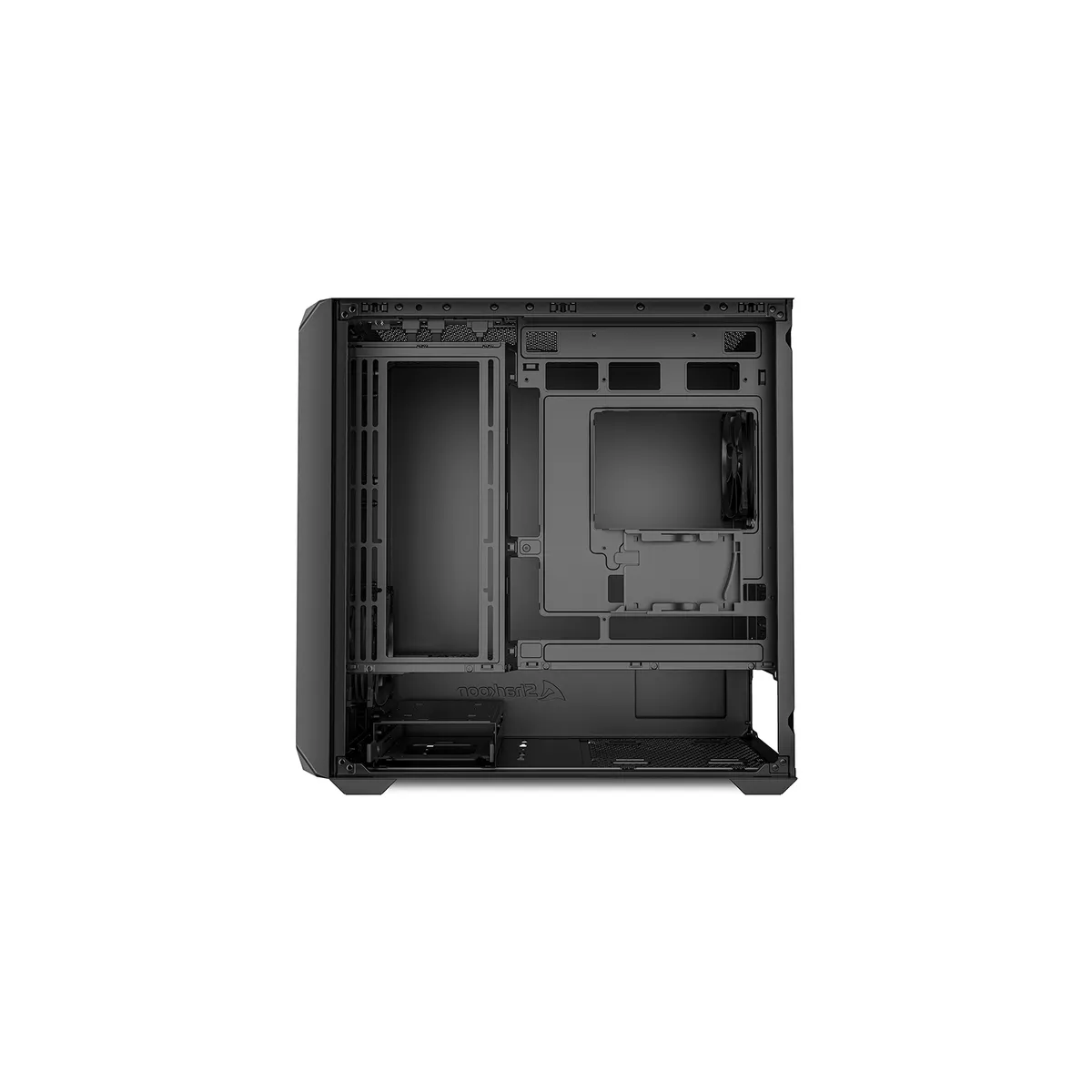 Datoru korpuss Sharkoon MK2 Micro Tower Black (4044951041718) - foto 2