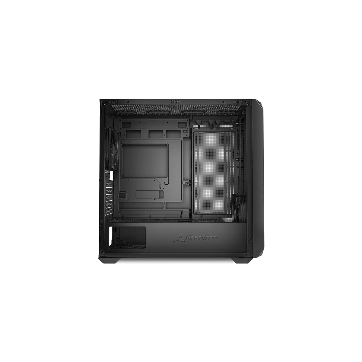 Datoru korpuss Sharkoon MK2 Micro Tower Black (4044951041718) - foto 3