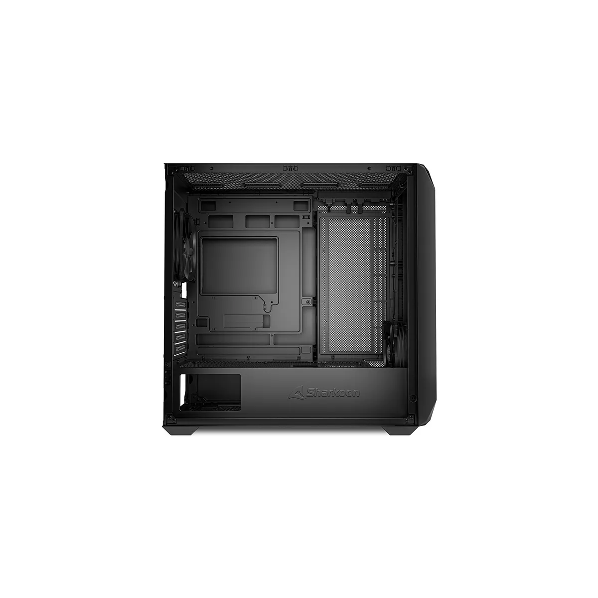 Datoru korpuss Sharkoon MK3 Micro Tower Black (4044951041732) - foto 3