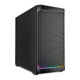 Datoru korpuss Sharkoon MK4 RGB Micro Tower Black (4044951041756)