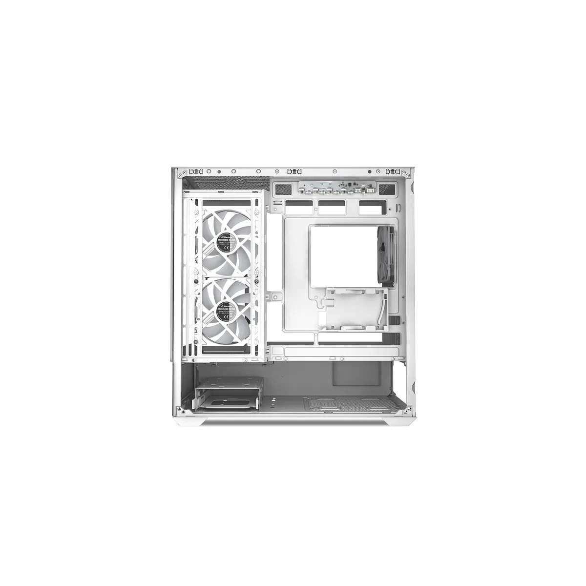 Datoru korpuss Sharkoon MK6 RGB Midi Tower White (4044951041800) - foto 2