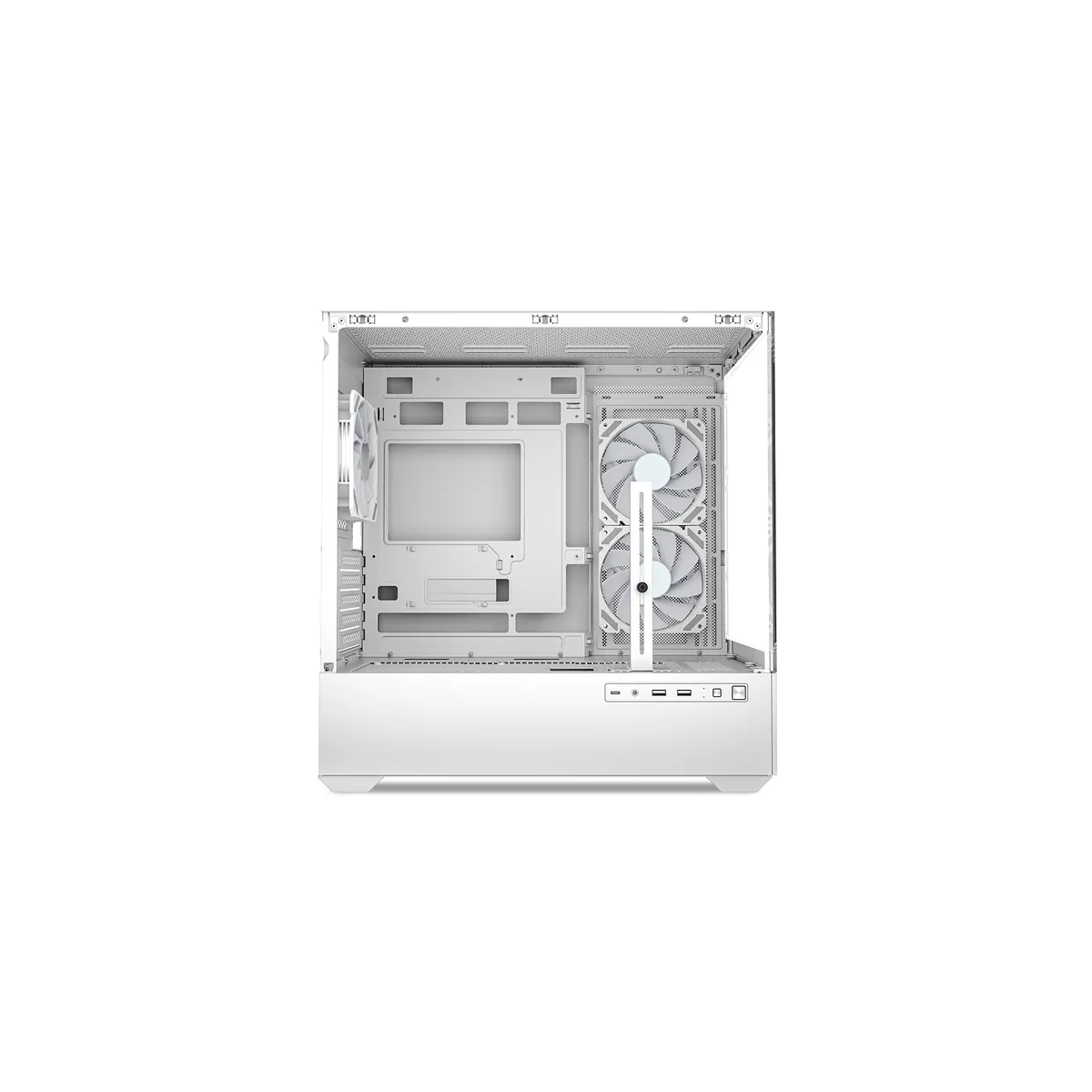 Datoru korpuss Sharkoon MK6 RGB Midi Tower White (4044951041800) - foto 3