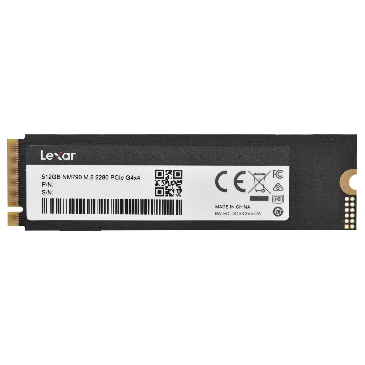 SSD Lexar NM790 M.2 512GB Black (LNM790X512G-RNNNG) - foto 2