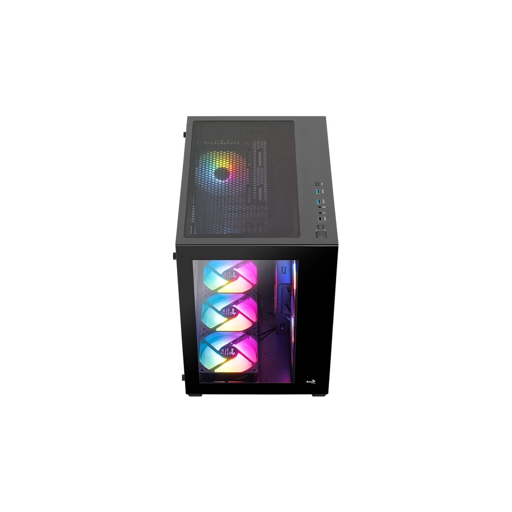 Datoru korpuss AeroCool Dryft-BK-v1 Midi Tower Black (ACCM-ES01163.11) - foto 4