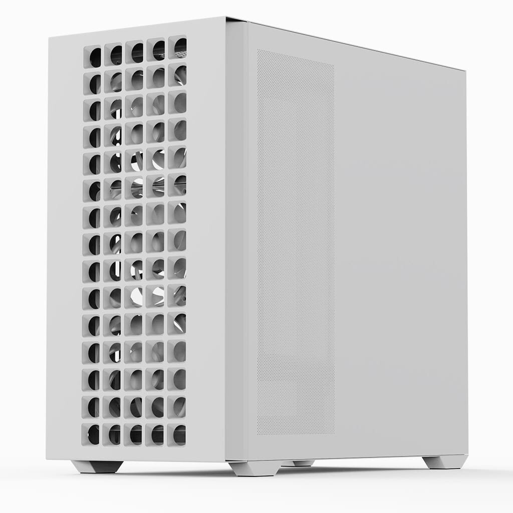 Datoru korpuss AeroCool D302A-G-WT-V1 Mini Tower White (ACCS-MA04043.21) - foto 3