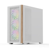 Datoru korpuss AeroCool D301A-G-WT-V2 Mini Tower Wood (ACCS MA03043.21)