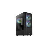 Datoru korpuss AeroCool Quantum Mesh v3 Midi Tower Black (ACCM-PV31133.11)