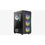 Datoru korpuss AeroCool Falcon-G-BK-V2 ARGB Midi Tower Black (ACCM-PV41143.11)