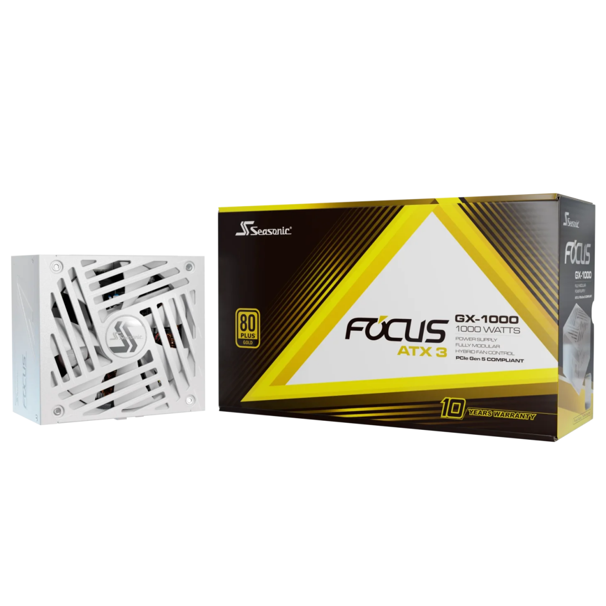 Barošanas bloks Seasonic Focus GX 1000W White (FOCUS-GX-1000-V4-WHITE) - foto 9