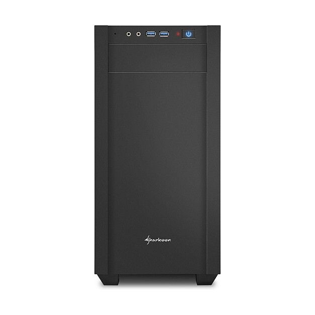 Datoru korpuss Sharkoon S1000 Micro-Tower Black (4044951013937) - foto 4