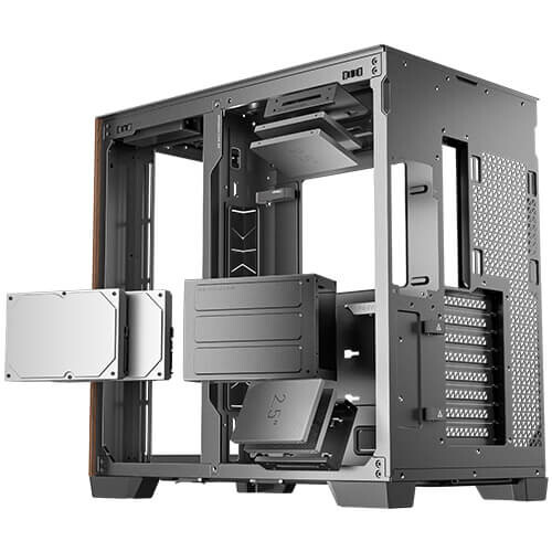 Datoru korpuss Antec C8 Wood Full Tower Black (0-761345-10079-3) - foto 4