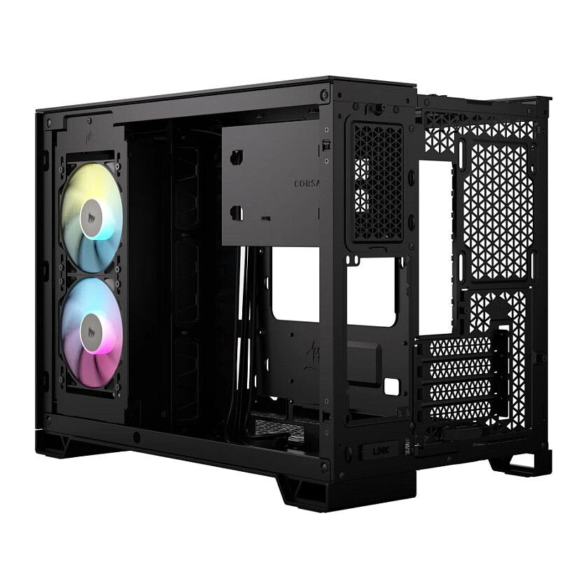 Datoru korpuss CORSAIR iCUE LINK 2500X RGB Midi Tower Black (CC-9011267-WW)