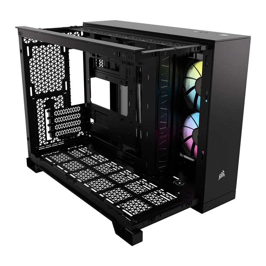Datoru korpuss CORSAIR iCUE LINK 2500X RGB Midi Tower Black (CC-9011267-WW) - foto 3