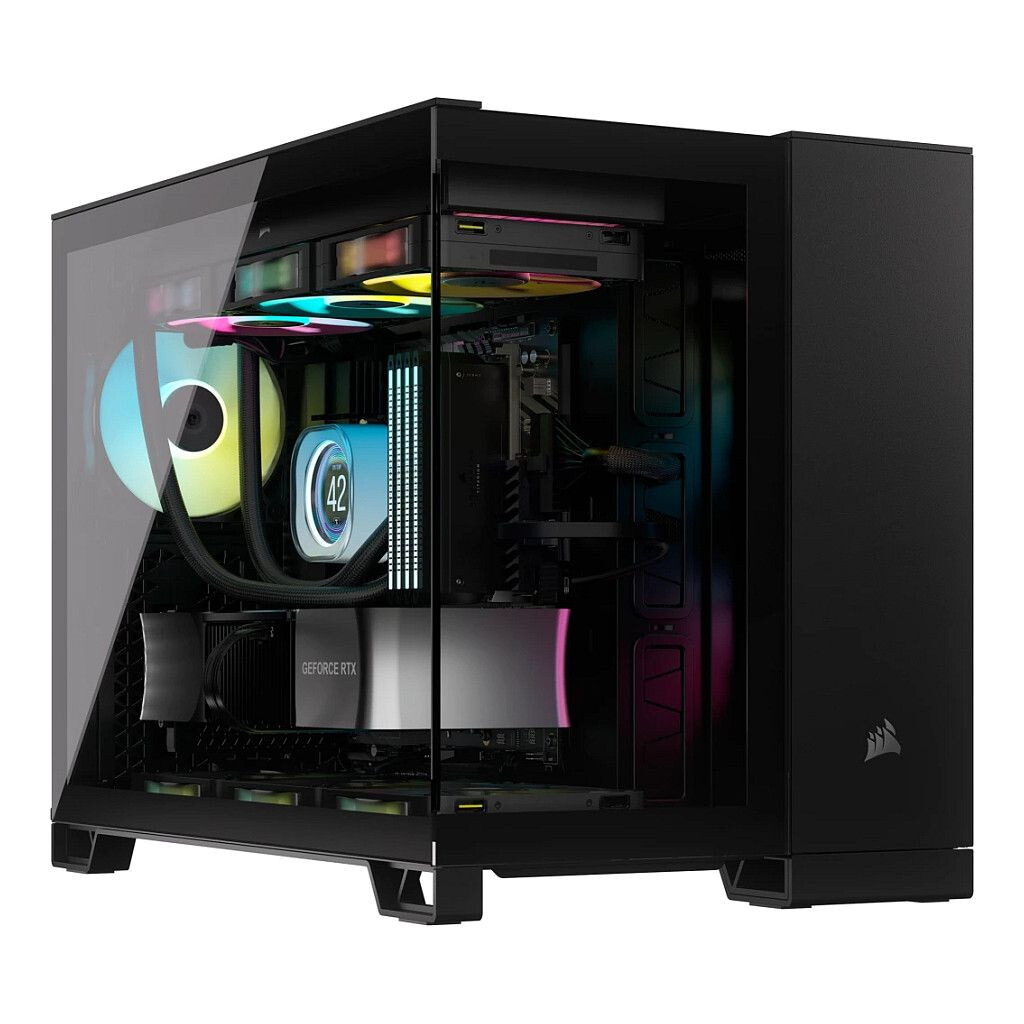 Datoru korpuss CORSAIR iCUE LINK 2500X RGB Midi Tower Black (CC-9011267-WW) - foto 4