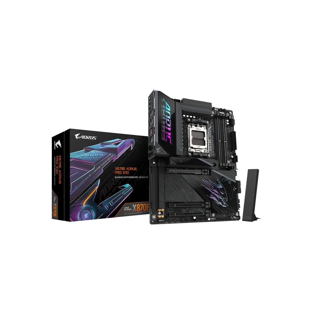 Pamatplate Gigabyte X870E AORUS PRO AX Black (X870E A PRO X) - foto 2