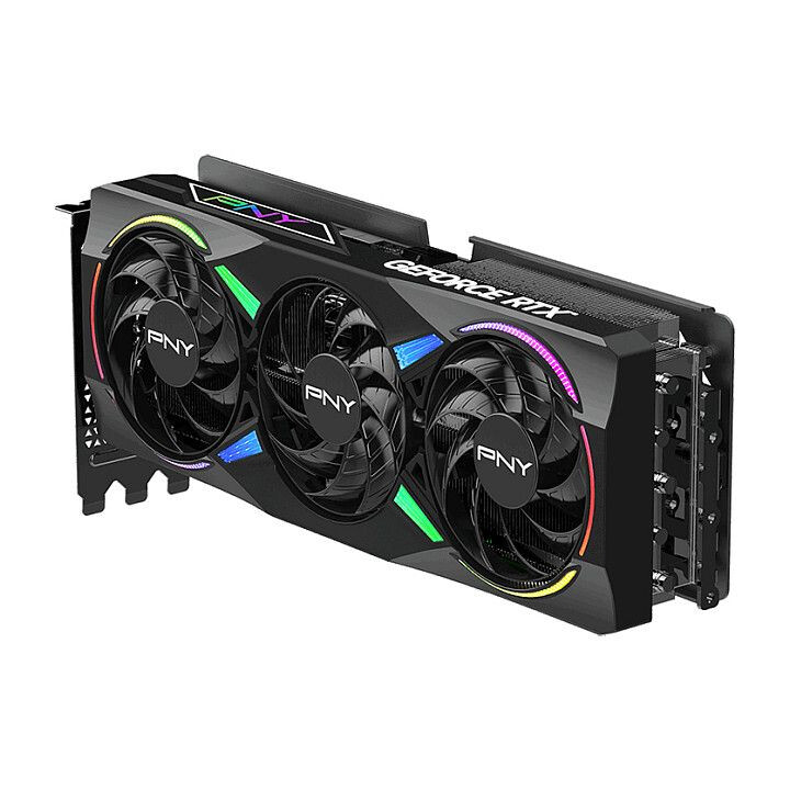 Videokarte PNY GeForce RTX 5070TI Gaming Triple Fan ARGB 16GB GDDR7 Black (VCG5070T16TFXXPB1) - foto 2