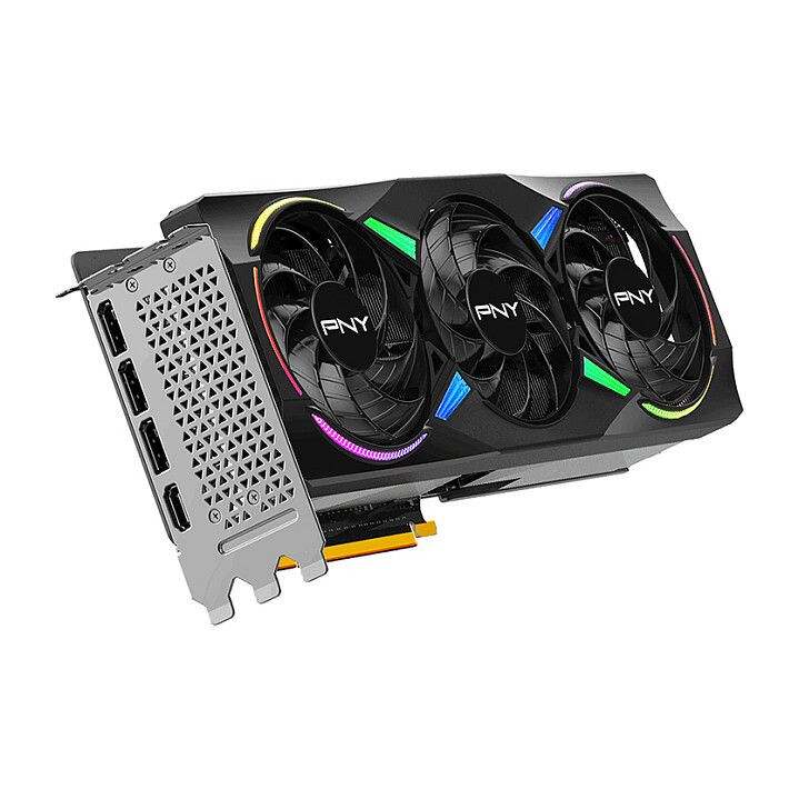 Videokarte PNY GeForce RTX 5070TI Gaming Triple Fan ARGB 16GB GDDR7 Black (VCG5070T16TFXXPB1) - foto 4