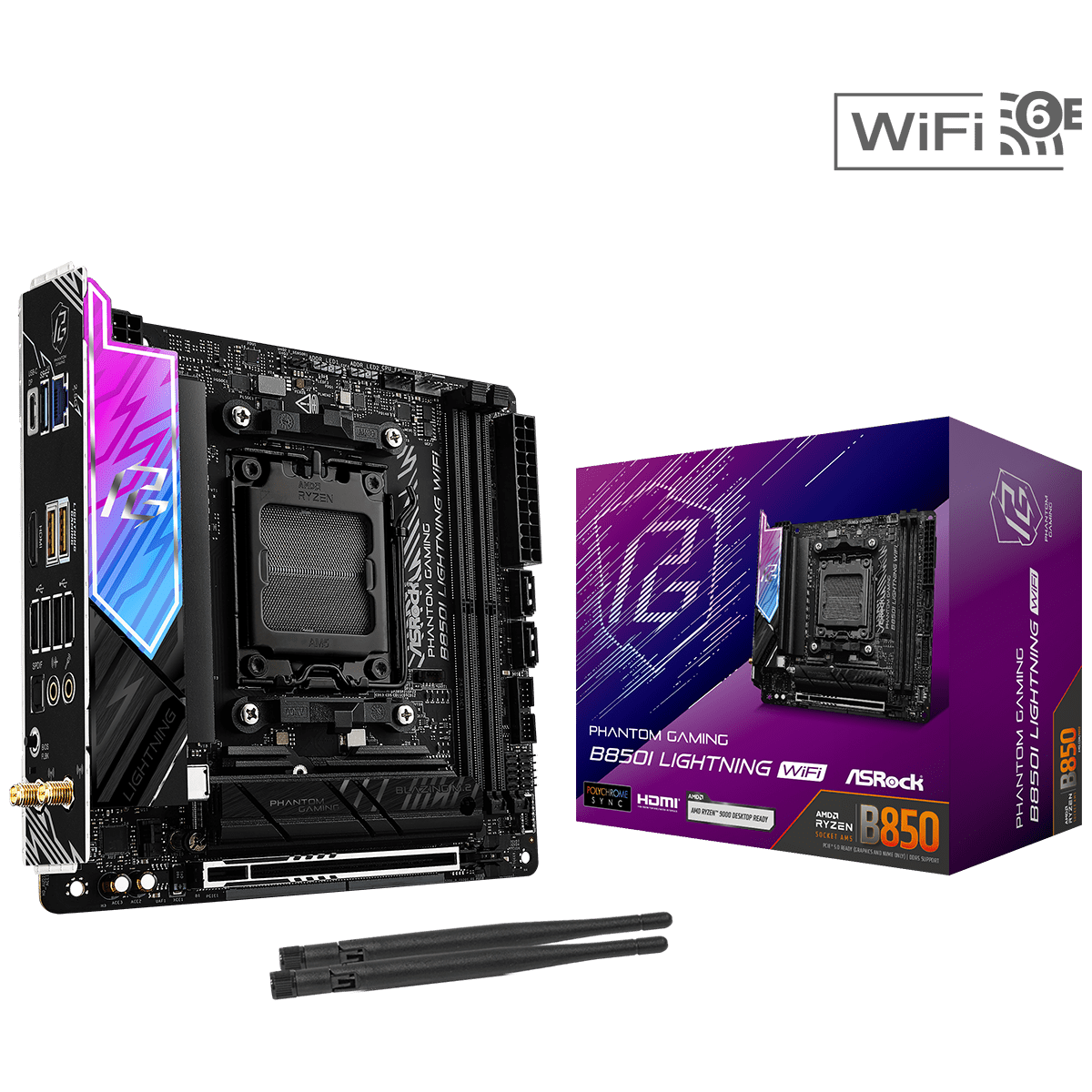 Pamatplate Asrock B850I LIGHTNING WIFI Black