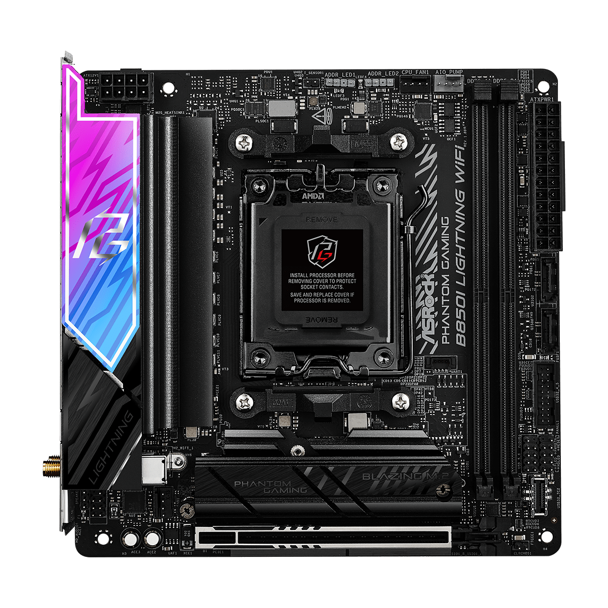 Pamatplate Asrock B850I LIGHTNING WIFI Black - foto 2