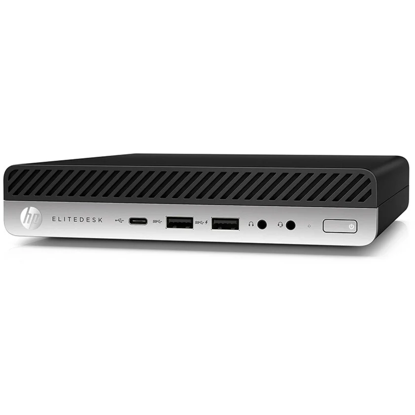 Personālais dators HP ELITEDESK 800 G4 DM Intel Core i7-8700T 16Gb DDR4 512Gb Intel HD 630 W11P Black (G208372-007A1) - foto 2