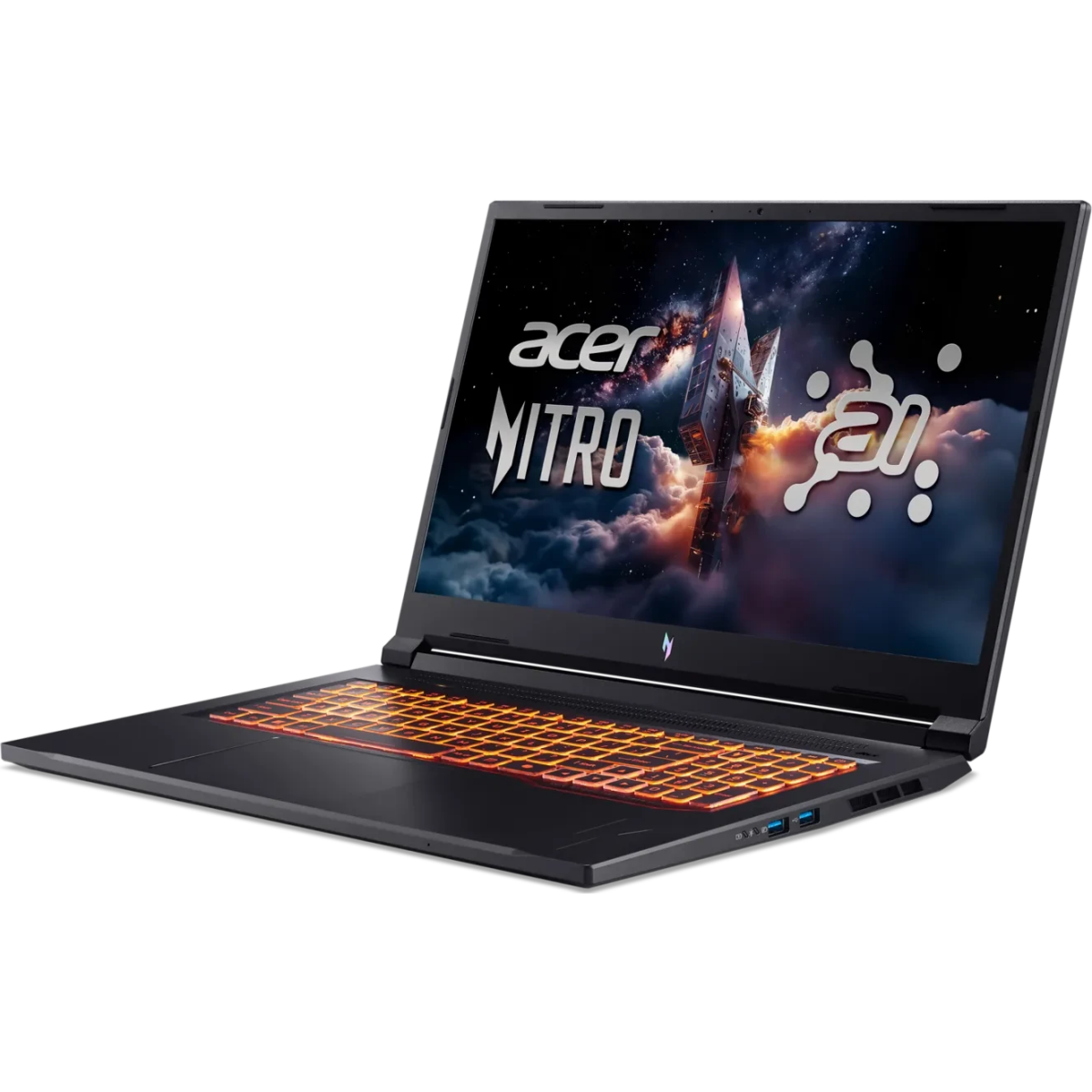 Portatīvais dators Acer Nitro ANV17-41 32GB DDR5 1TB RTX 5070 W11H Black (NH.QZJEG.005) - foto 2