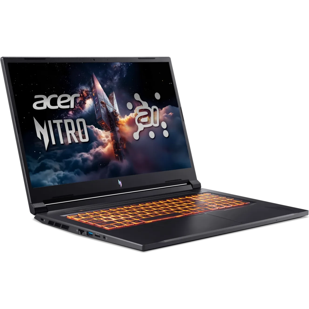 Portatīvais dators Acer Nitro ANV17-41 32GB DDR5 1TB RTX 5070 W11H Black (NH.QZJEG.005) - foto 3