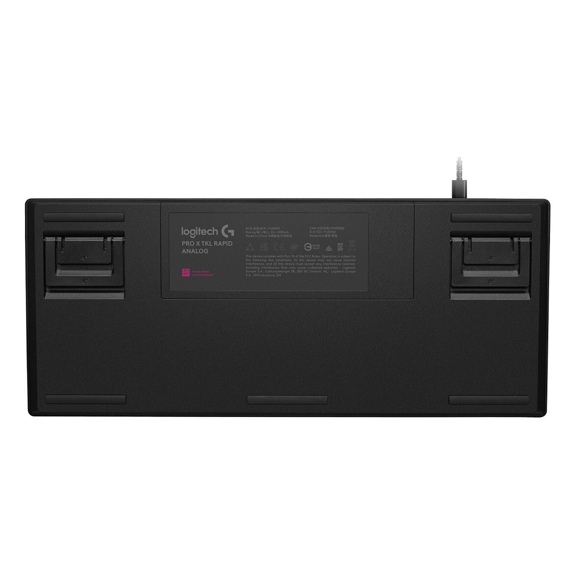 Tastatūra Logitech PRO X TKL RAPID Black US (920-013233) - foto 2