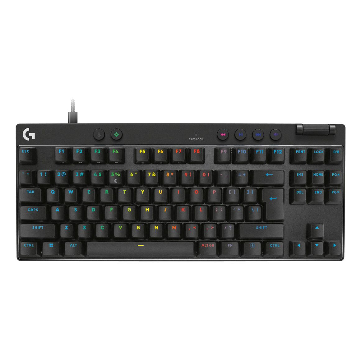 Tastatūra Logitech PRO X TKL RAPID Black US (920-013233) - foto 5