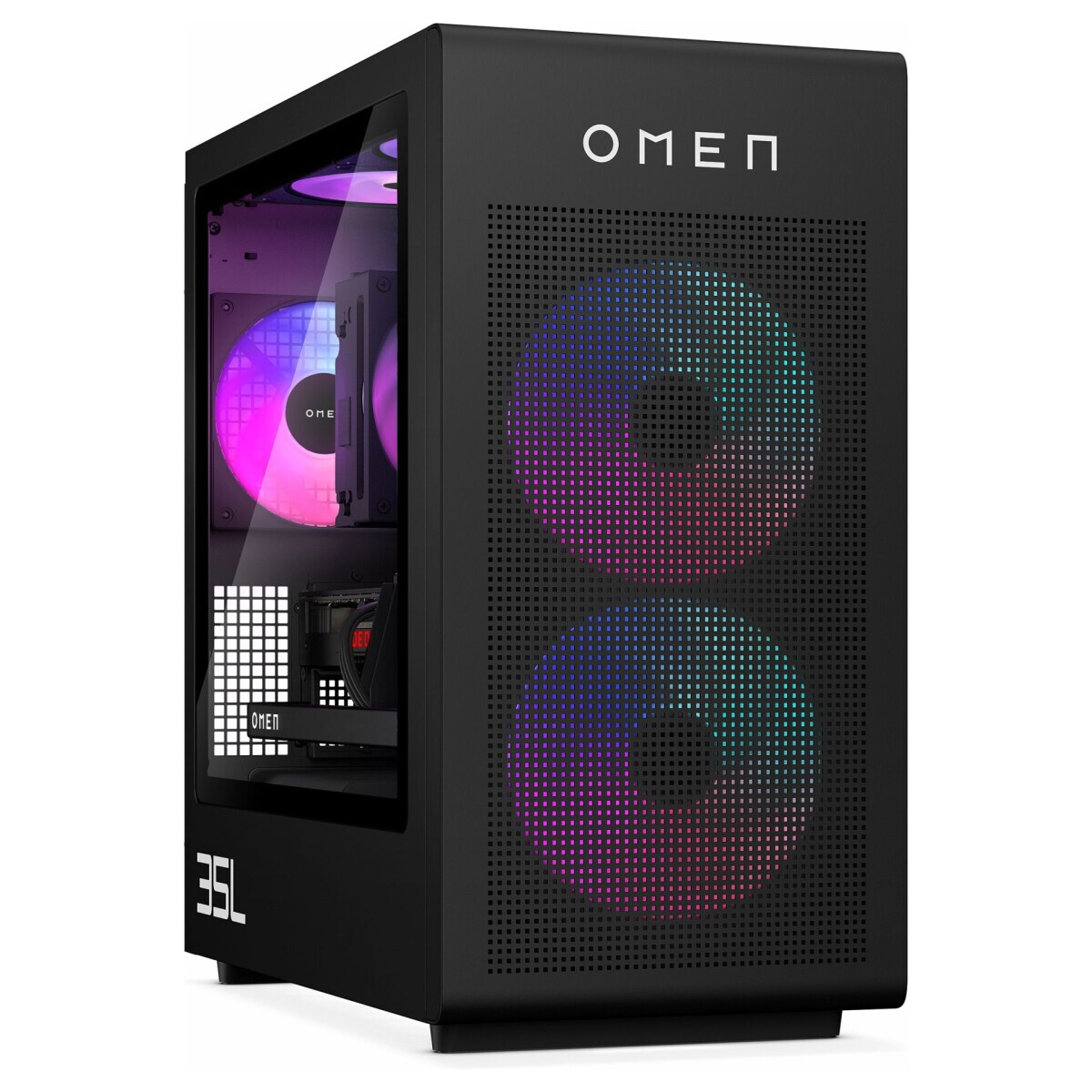 Personālais dators HP Omen 35L GT16-1472ng Ryzen 7 9800X3D 32GB DDR5 1TB RTX 5070Ti W11H Black (CH8X5EA/ABD)