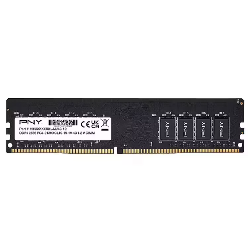 Operatīvā atmiņa PNY DDR4 16 GB 2666MHz CL19 Black (MD16GSD42666-SB)