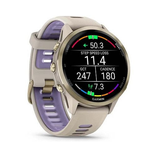 Viedpulkstenis Garmin Forerunner 970 47mm Soft Gold Titanium (010-02969-12) - foto 3
