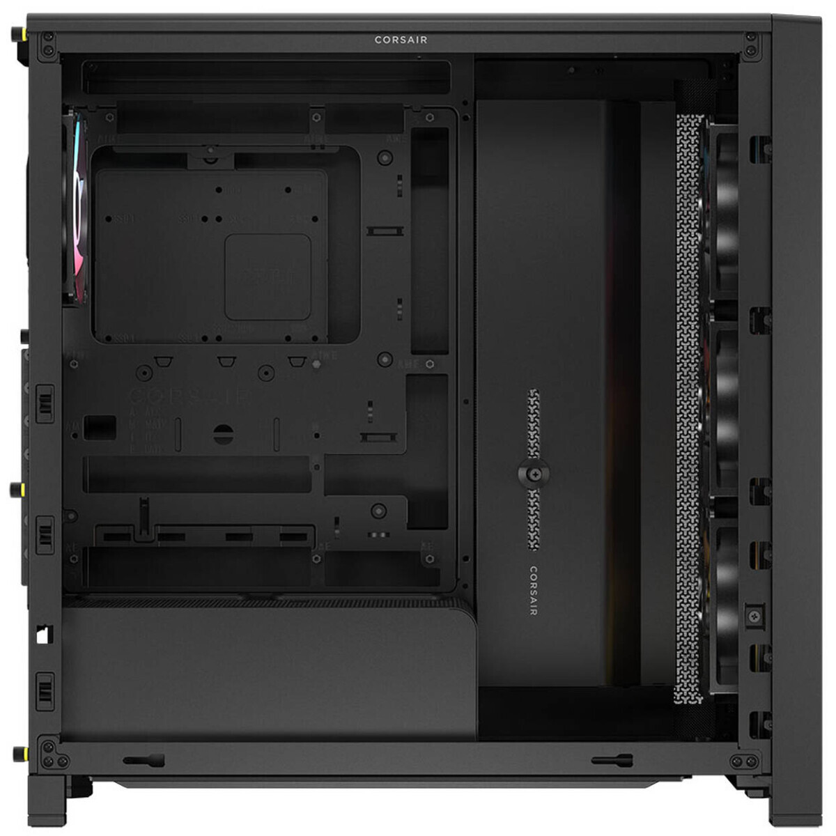 Datoru korpuss CORSAIR FRAME 4000D LCD RS Midi Tower Black (CC-9011326-WW) - foto 5