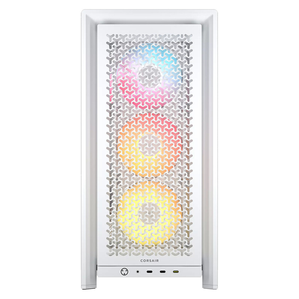 Datoru korpuss CORSAIR FRAME 4000D LCD RS Midi Tower White (CC-9011327-WW) - foto 4