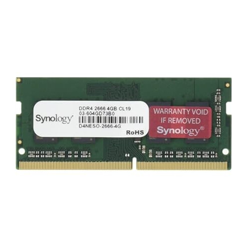 Servera operatīvā atmiņa Synology 4GB DDR4 SO-DIMM 1 x 4 GB Green (D4NS01-4G) - foto 2