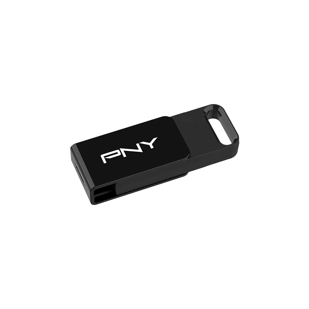 USB zibatmiņa PNY Elite USB 3.2 TYPE-C retail 256GB Black (P-FD256ELC-GE) - foto 2