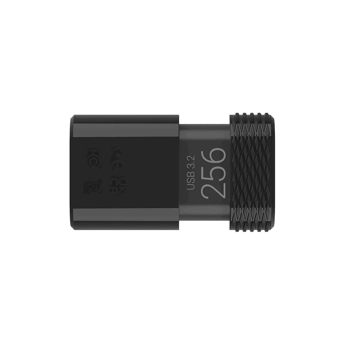 USB zibatmiņa PNY Elite-X Fit USB 3.2 TYPE-C retail 256GB Black (P-FDI256EXFITC-GE) - foto 2