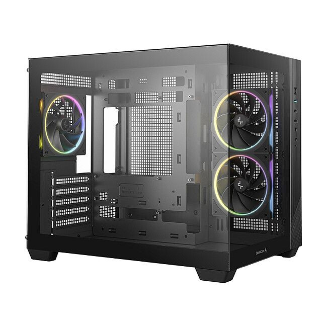 Datoru korpuss DeepCool CG330 3F Tower Black (R-CG330-BKNGM3-G) - foto 3