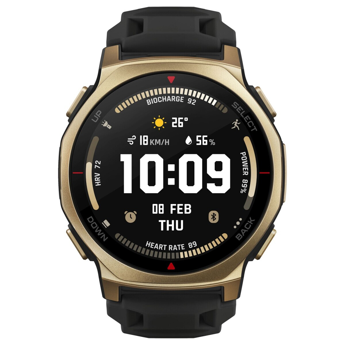 Viedpulkstenis Amazfit T-Rex 3 Pro 44mm Gold Black (W2548GL1N) - foto 3