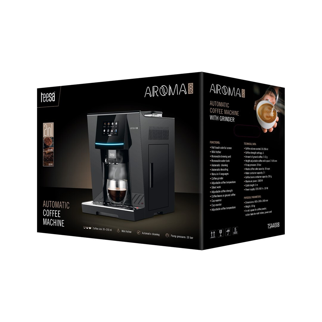 Virtuves piederumi Teesa Aroma 800 2l Black (TSA4008) - foto 3