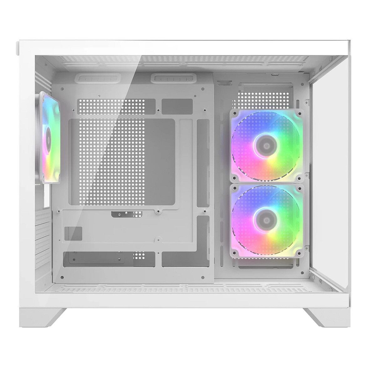 Datoru korpuss COUGAR FV150 Mini Tower White (CGR-2QA6W-RGB)