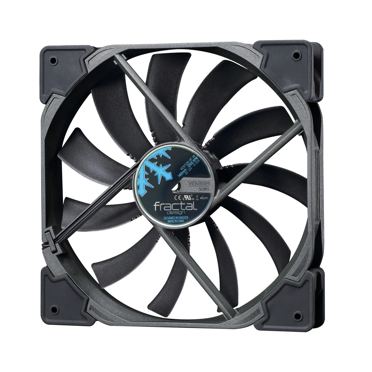 Korpusa dzesētājs FRACTAL DESIGN Venturi HF-14 Black (FD-FAN-VENT-HF14-WT) - foto 3