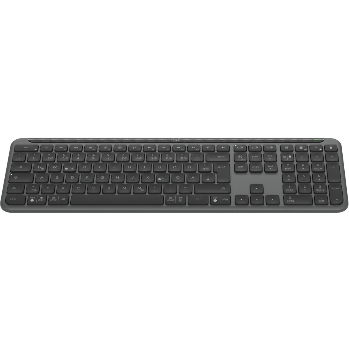 Tastatūra Logitech Signature Slim Wireless K950 Graphite German (920-012451)
